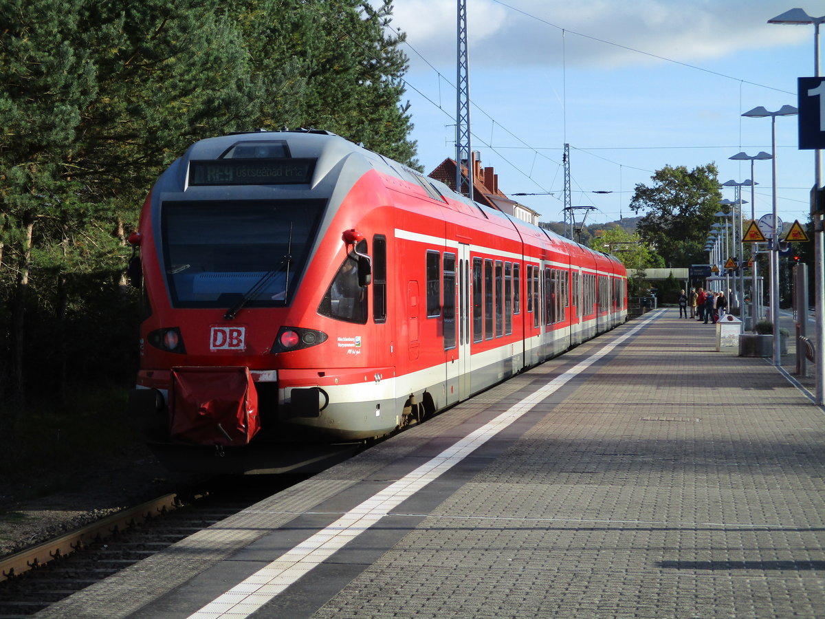 Ankunft vom 429 026,am 14.Oktober 2019,im Ostseebad Binz.