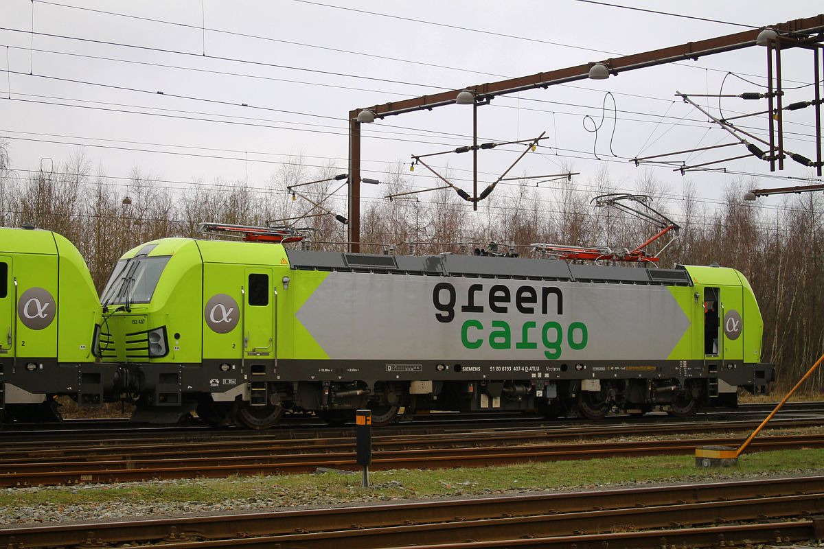 ATLU/GreenCargo 193 407-4 Pattburg/Padborg 27.02.2024