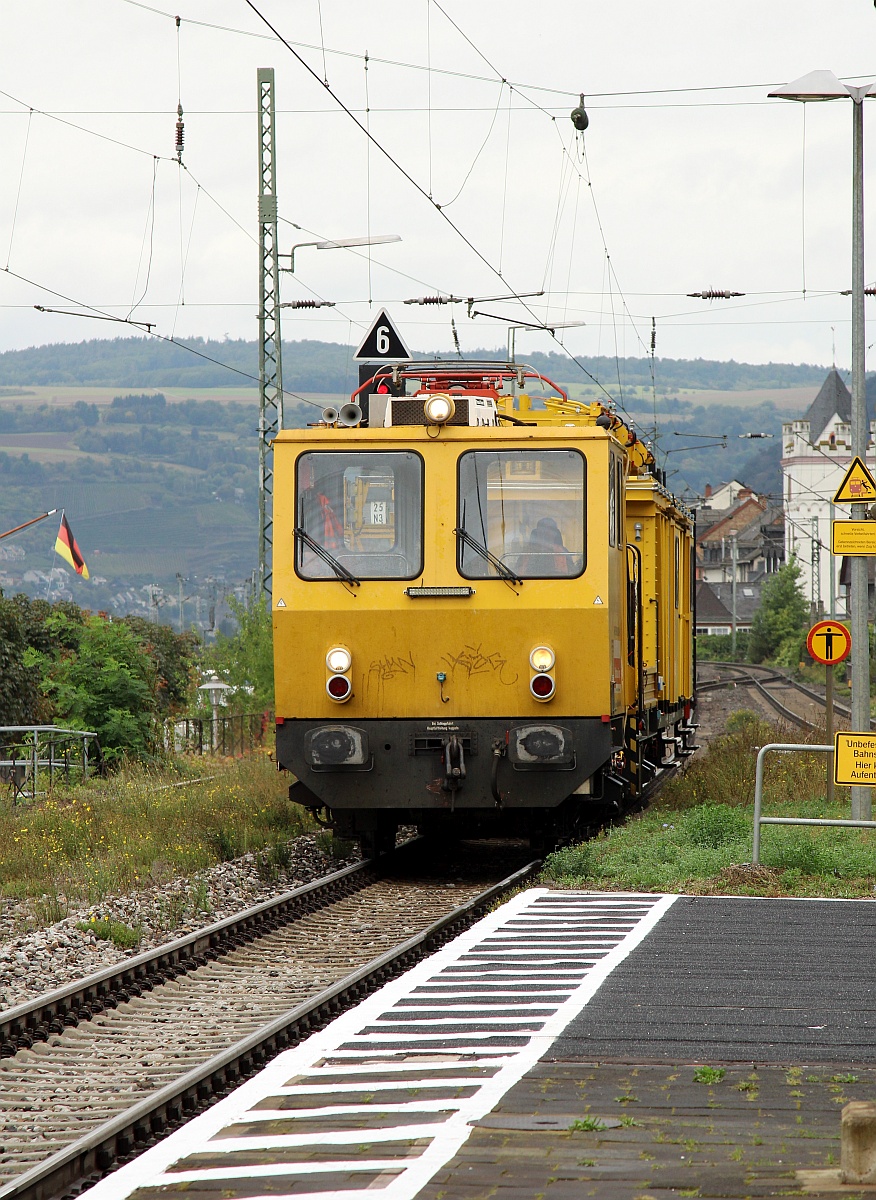 Baufahrzeug mit HIOB Anänger, Kaub 15.09.2021