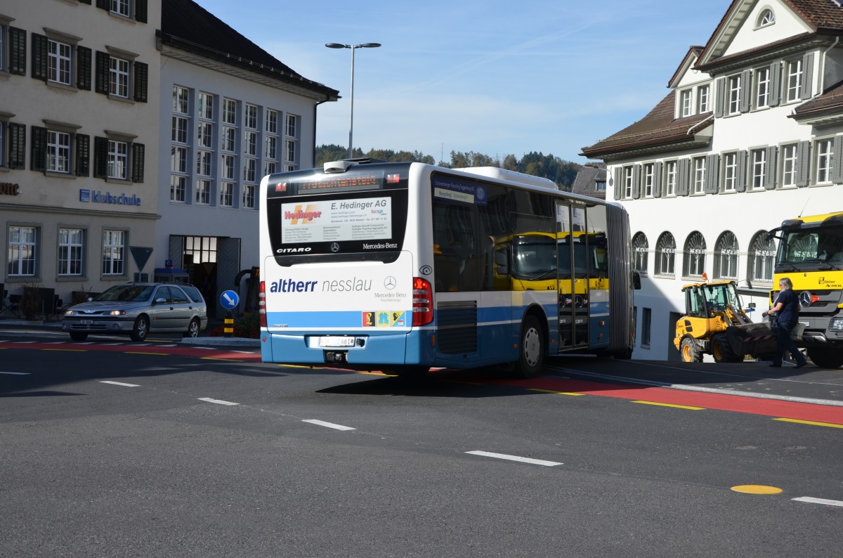 BLWE-Mercedes Citaro NR.5 Baujahr 2010 in Lichtensteig am 18.10.13