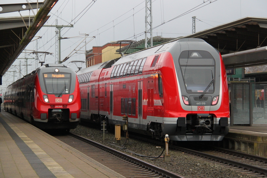 Bombardier Treffen am 10.11.2017 im Rostocker Hbf