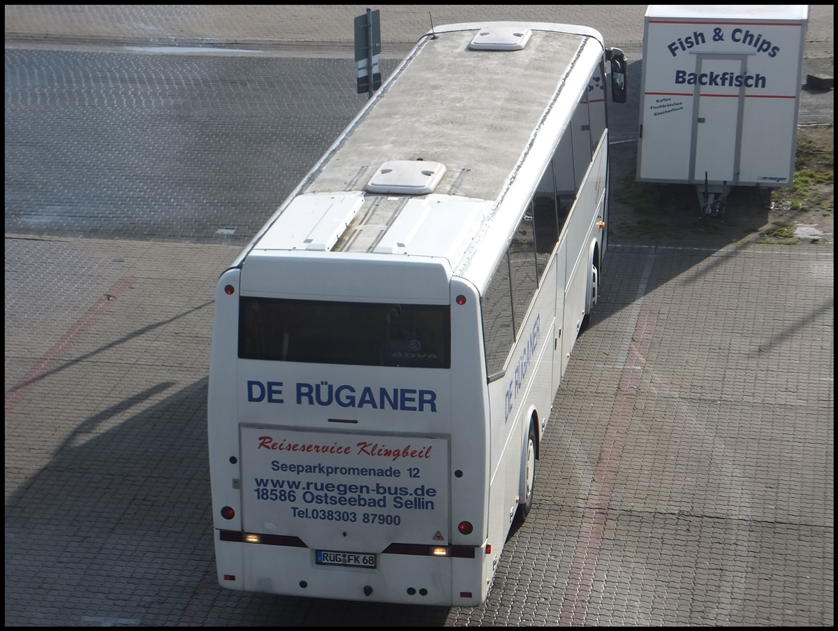 Bova Futura von De R�ganer aus Deutschland im Stadthafen Sassnitz.