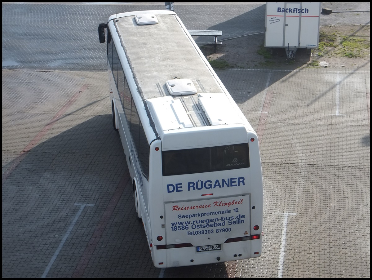 Bova Futura von De R�ganer aus Deutschland im Stadthafen Sassnitz.