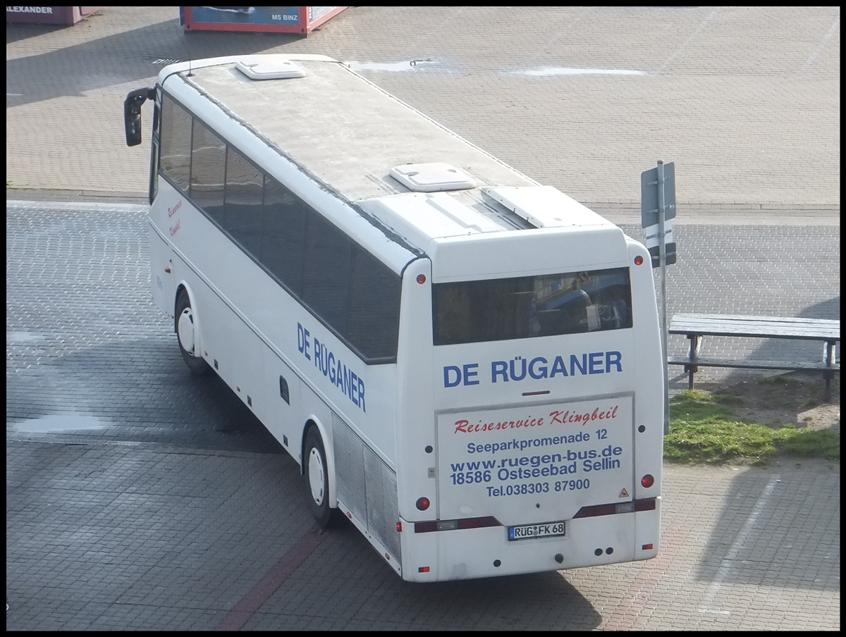 Bova Futura von De R�ganer aus Deutschland im Stadthafen Sassnitz.