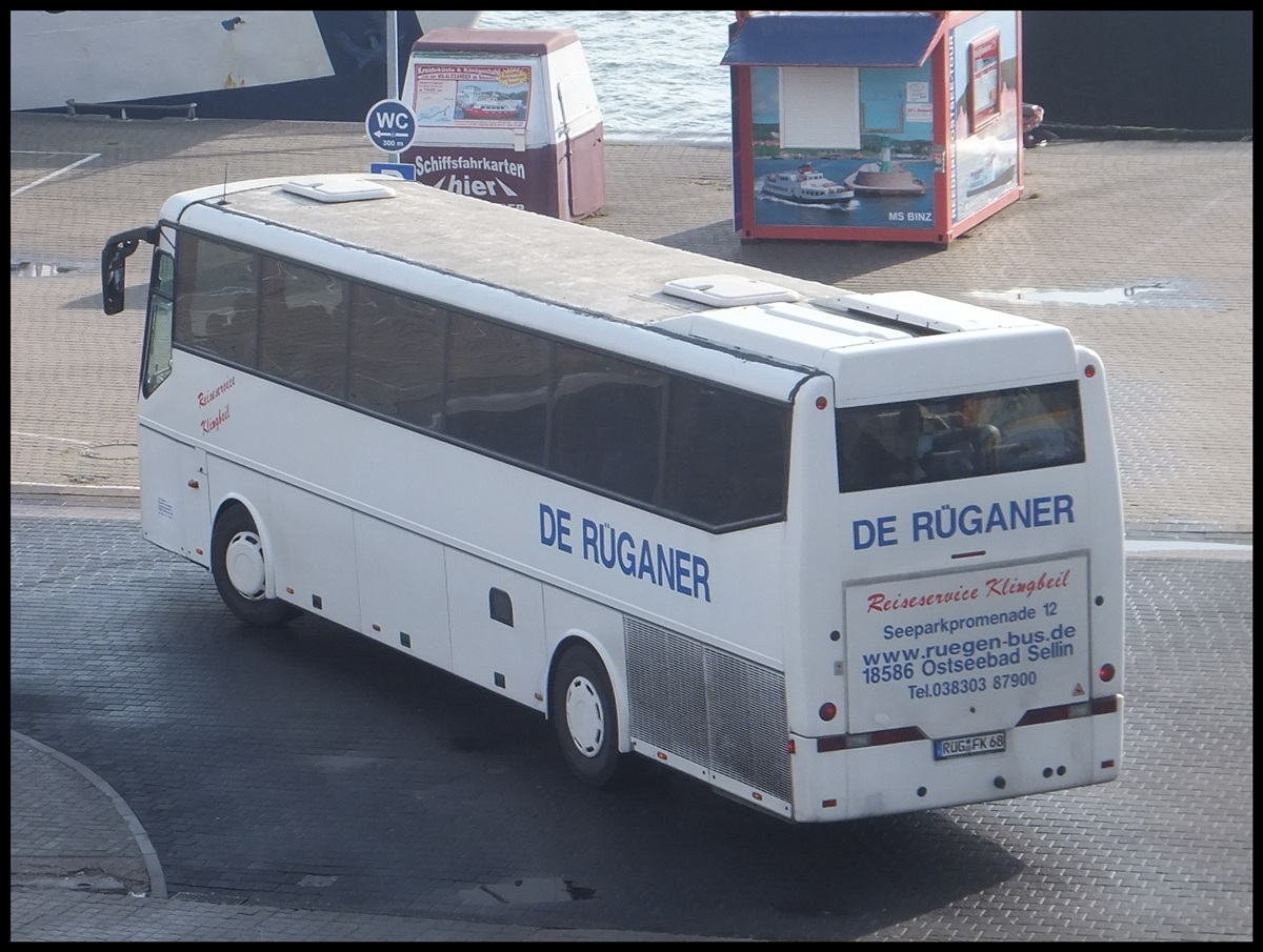 Bova Futura von De R�ganer aus Deutschland im Stadthafen Sassnitz.