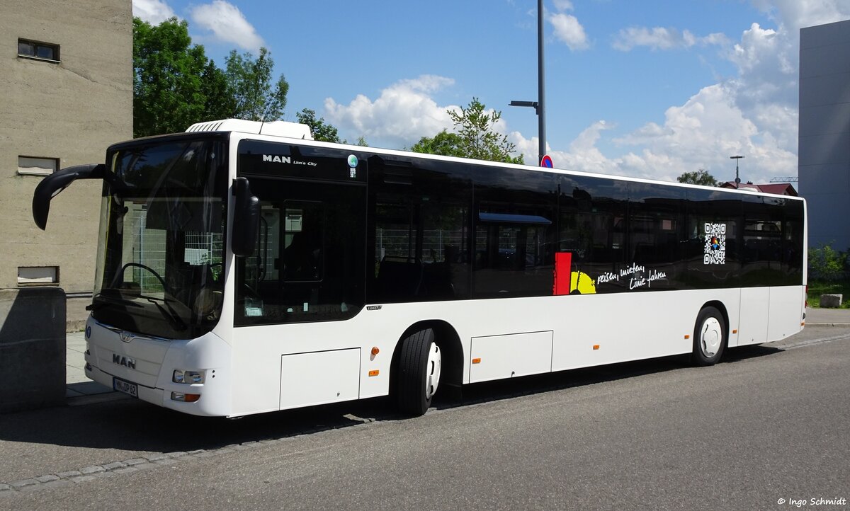 Brandner Unterallgäu (BBS) aus Babenhausen | MN-DP 62 | MAN Lion`s City | 02.06.2018 in Memmingen