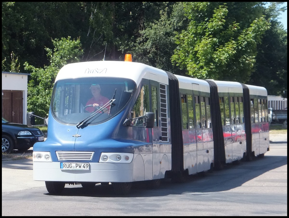 Bummelzug in Binz. 