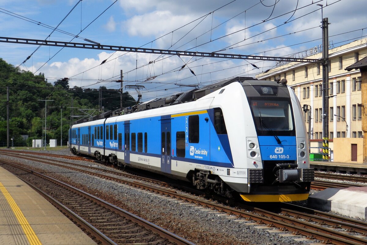 CD 640 105 treft am 10 Juni 2022 in Usti nad Labem ein.