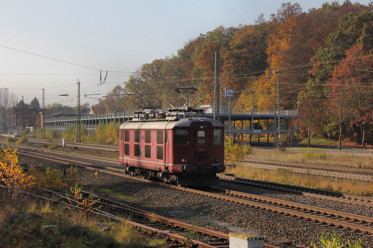 Centralbahn 10019 Rangierte im Bahnhof Tostedt am 01.011.2015