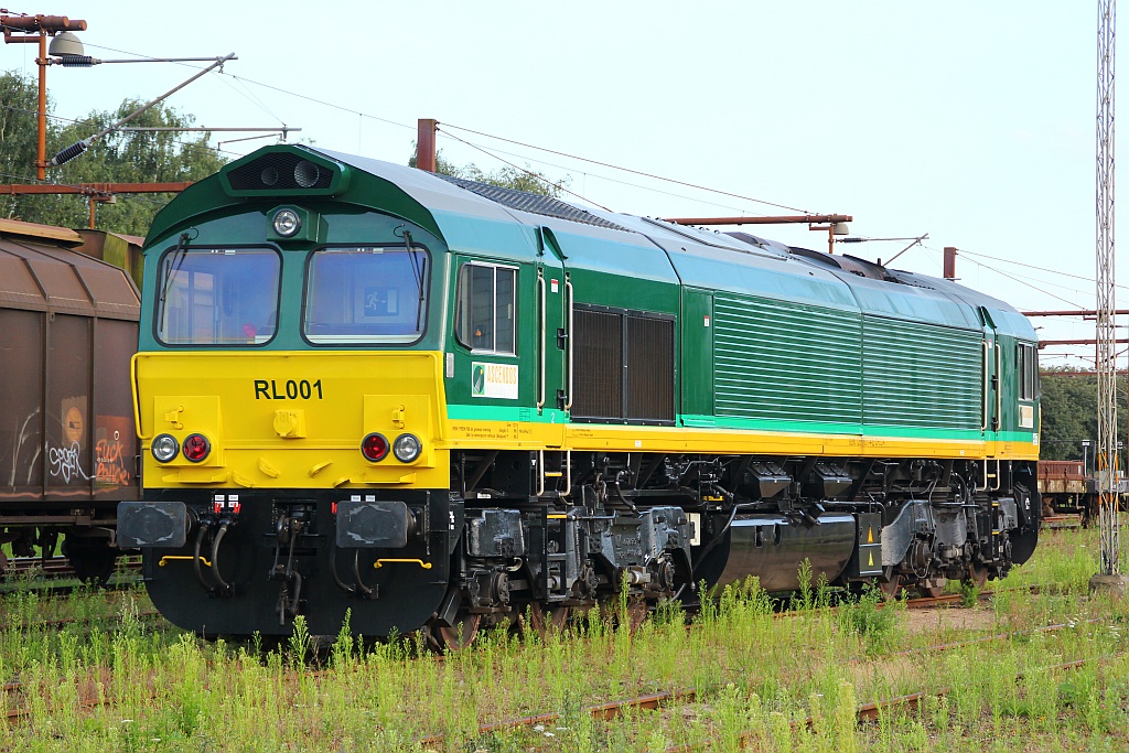 CFL Cargo/Ascendos 266 031-4 abgestellt im Gbf Padborg/DK. 04.08.2012