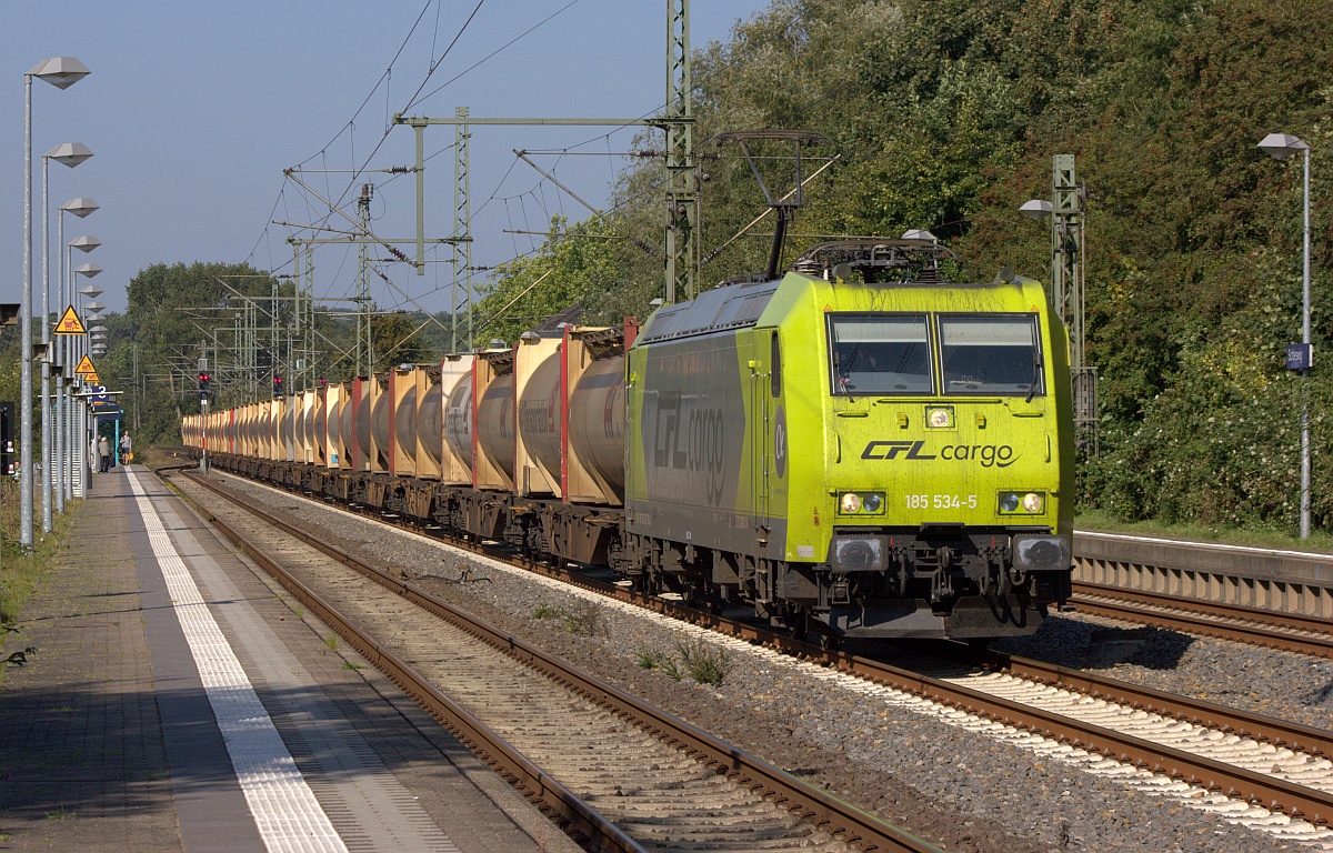 CFLCA 185 534-5 mit Zementzug nach Deuna 25.09.2016