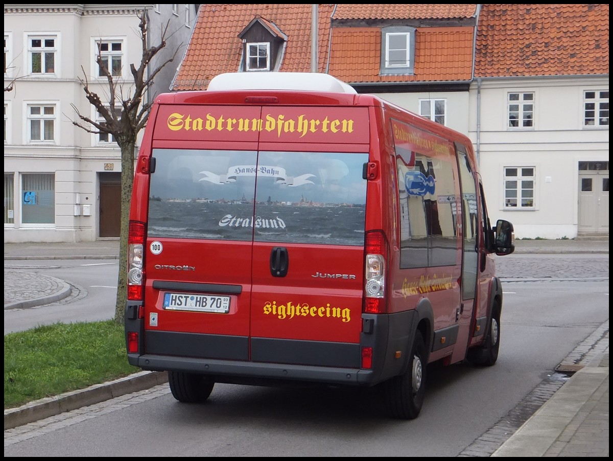 Citroen Jumper von Hanse-Bahn in Stralsund.