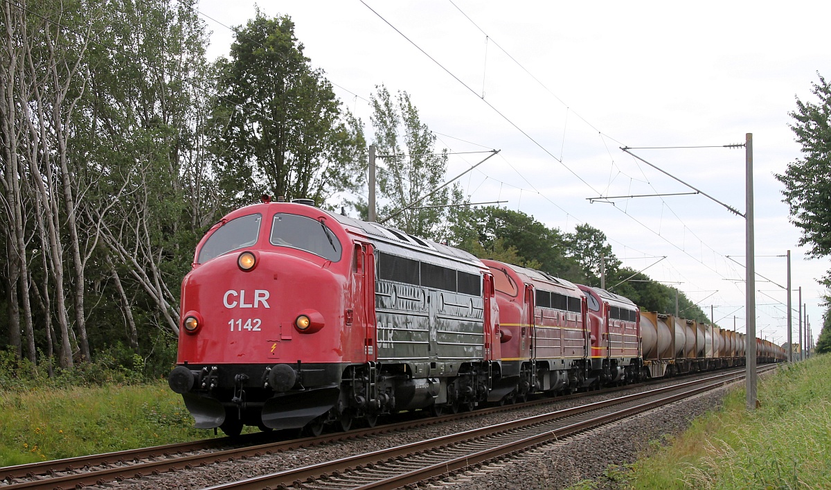 CLR MY 1142(227 005-6) Altmark MY 1149(227 008-0) und Altmark MY 1155(227 010-6) Harrislee Grenze 05.08.2020