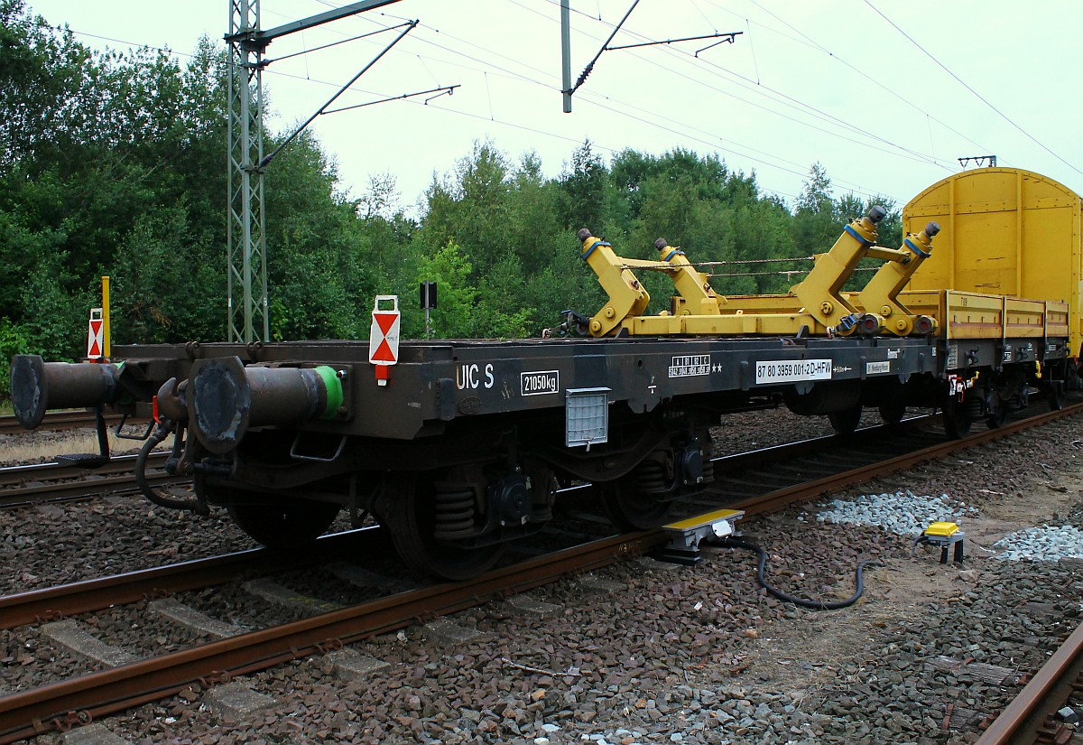 D-HFW 8780 3959 001-2 Gattung Rmms 663, vierachsiger Begleitwagen Jbek 24.07.2015