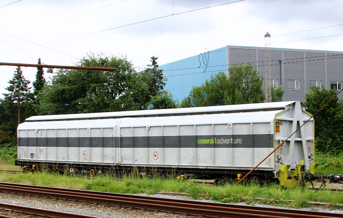 D-RADVE  87 80 2797 014-3 Gattung Habfis Brems-und Kuppelwagen 78t schwer. Pattburg 08.08.22