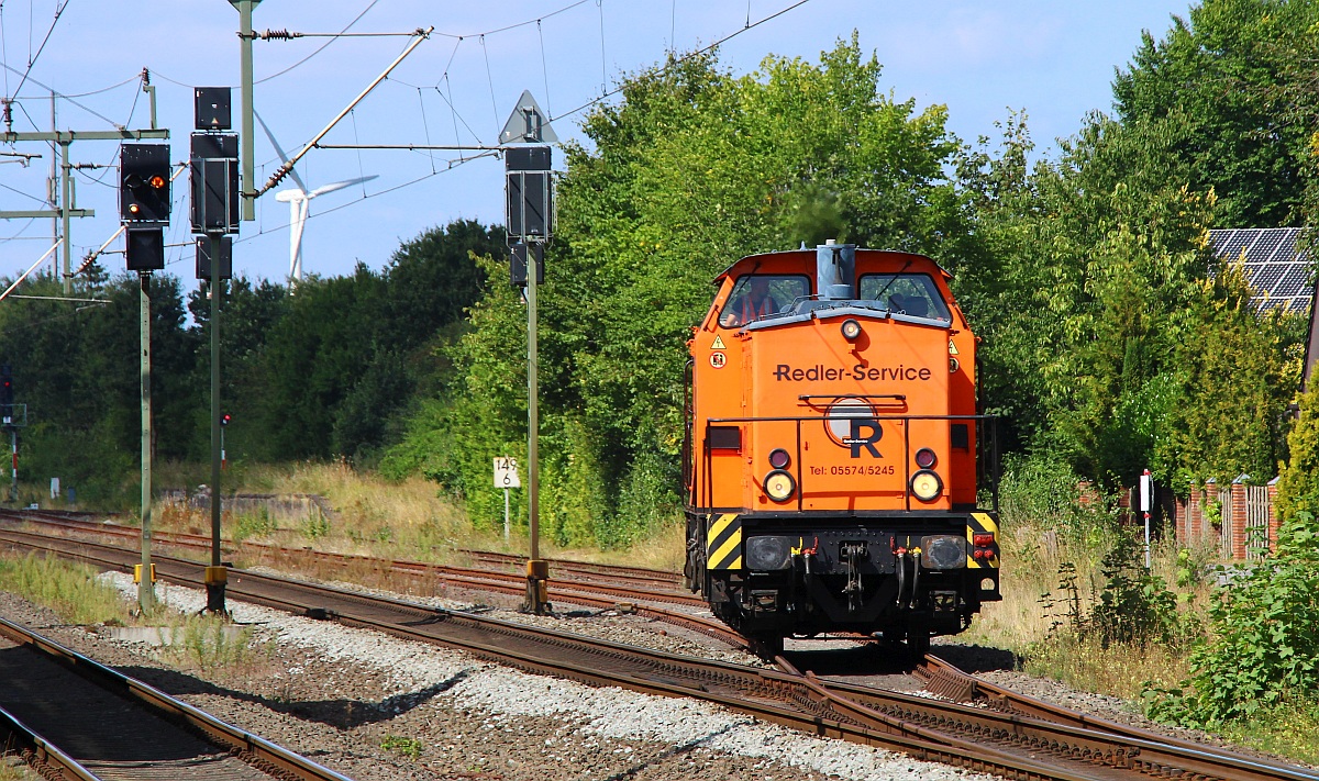 Dann ging es wieder zurück nach Rendsburg....3202 500-5 verlässt Jübek gen Süden. 25.08.2022