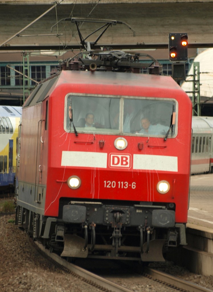 DB 120 113-6, Hamburg-Harburg, 19.08.2011