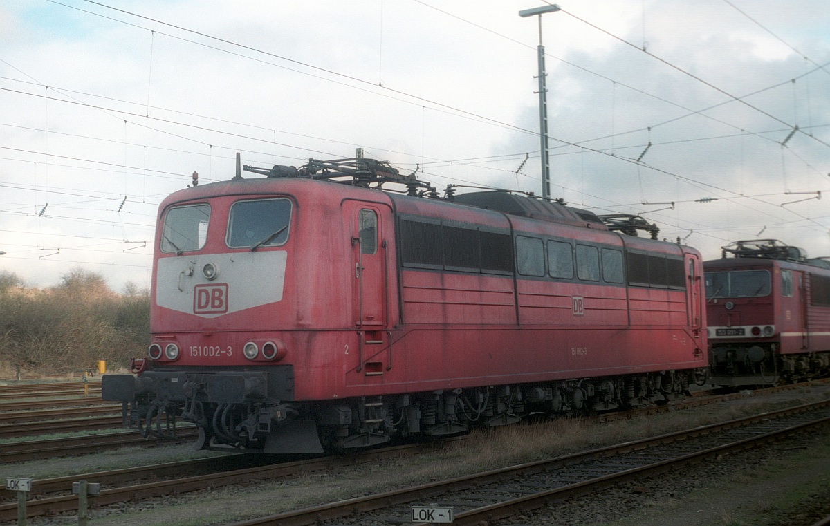 DB 151 002-3 Flensburg Peelwatt 07.02.1999 (D.S)