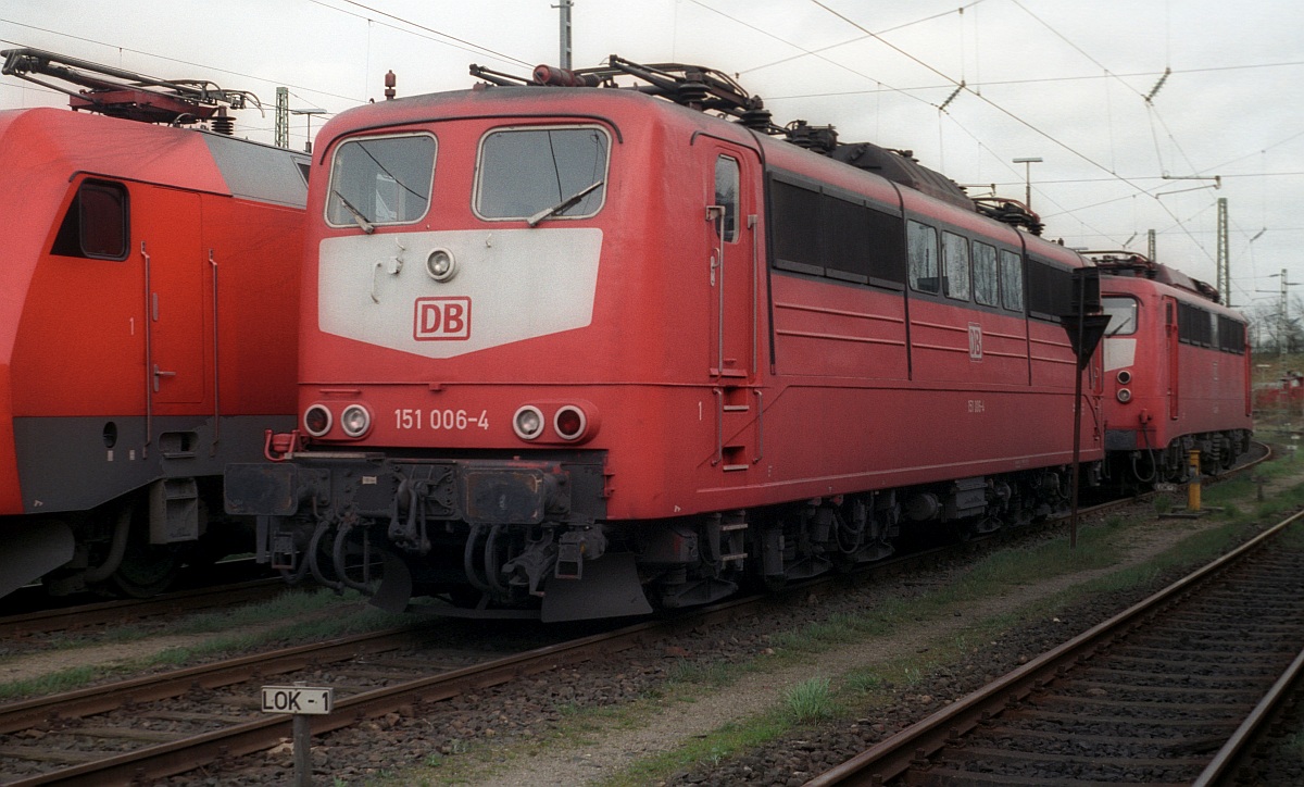 DB 151 006-4 Flensburg-Peelwatt 1999 (D.S)