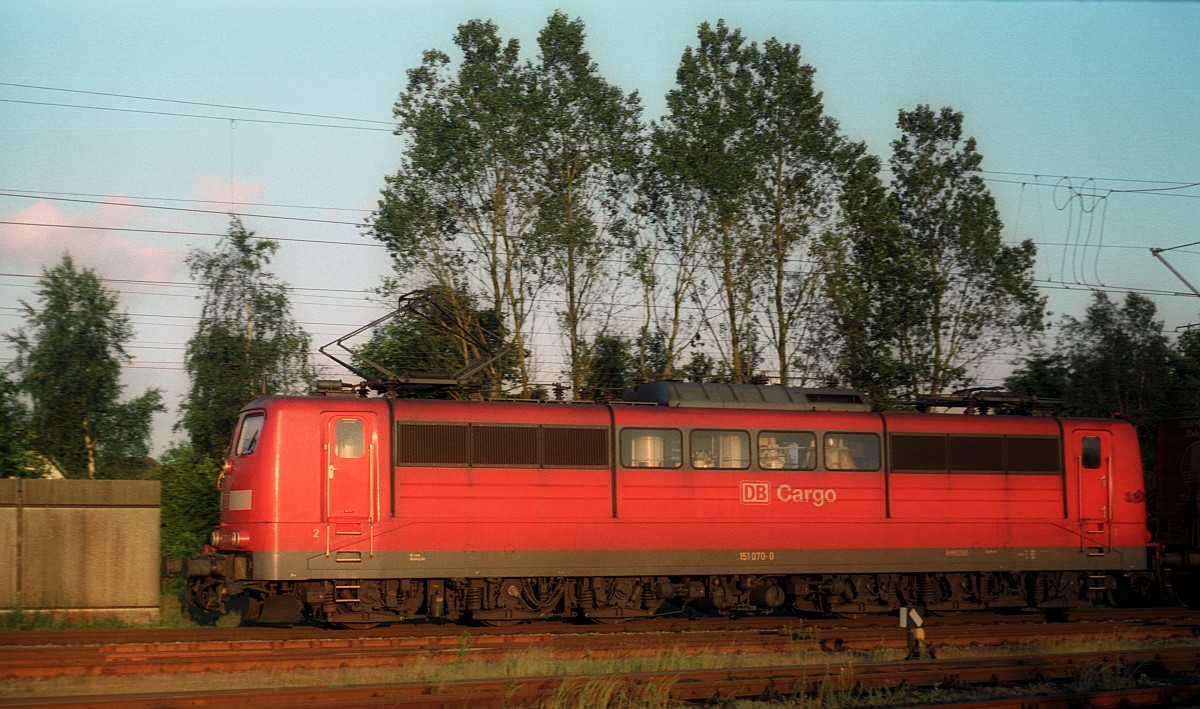 DB 151 070-0 Flensburg-Weiche 13.06.1999