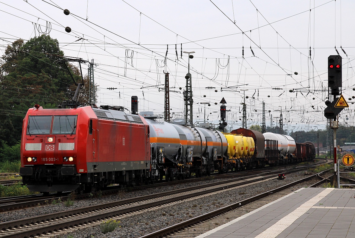 DB 185 003-1 (REV/LMR9/29.07.17) mit Mischer/ler in Neuwied. 17.09.2021