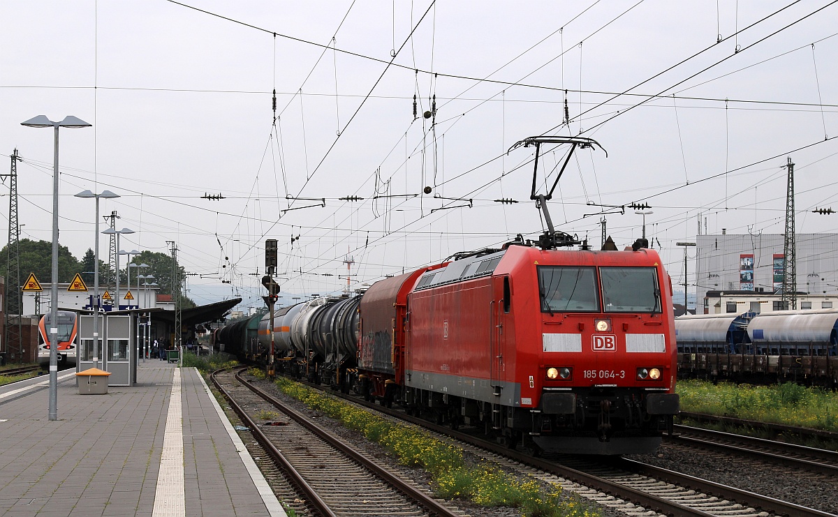 DB 185 064-3 (REV/BSE9/04.05.18) mit Mischer in Neuwied. 17.09.2021