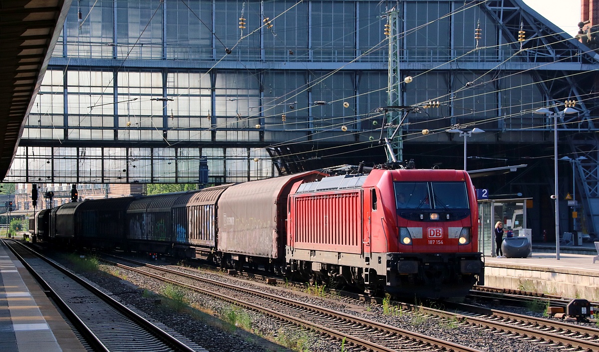 DB 187 154-0, REV/FKR X/27.06.18, Bremen Hbf 10.07.2021