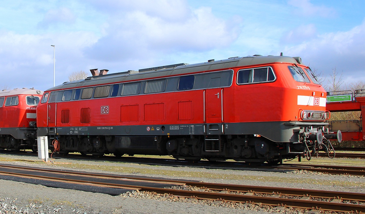 DB 218 379-6, REV/HB X/09.08.16, Verl/BCS X/08.08.23, Niebll Bw 04.03.2023