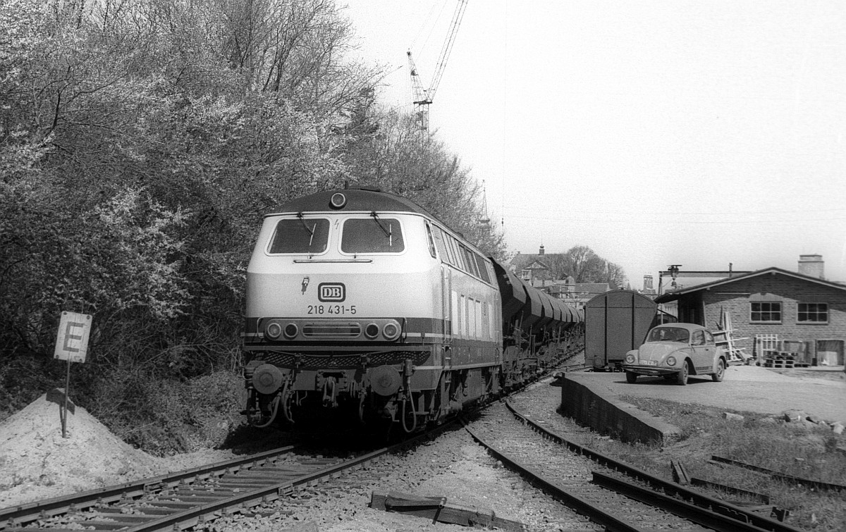 DB 218 431-5 Kappeln 14.05.1980