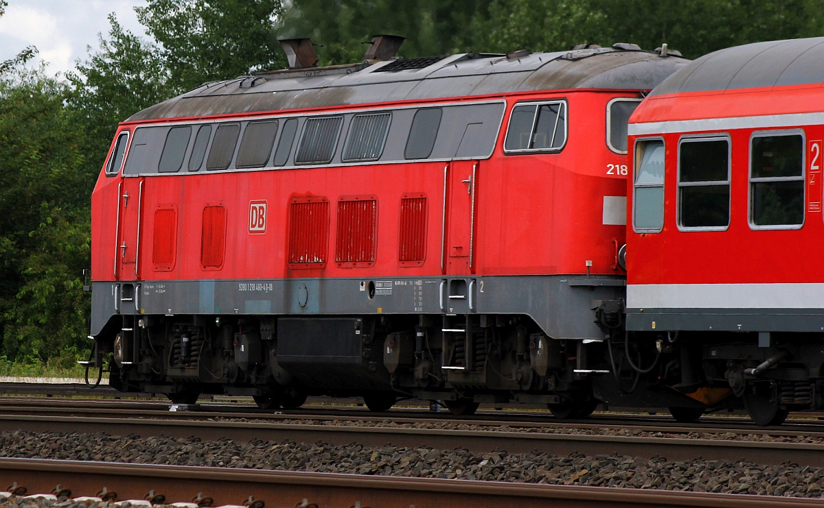 DB 218 460-4 irgendwo im Norden aufegenommen 16.06.2015