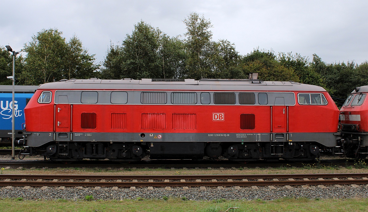 DB 218 836-5(218 388-7), REV/HB X/09.06.15, Verl/ANB/08.06.22, Niebüll 26.09.2021