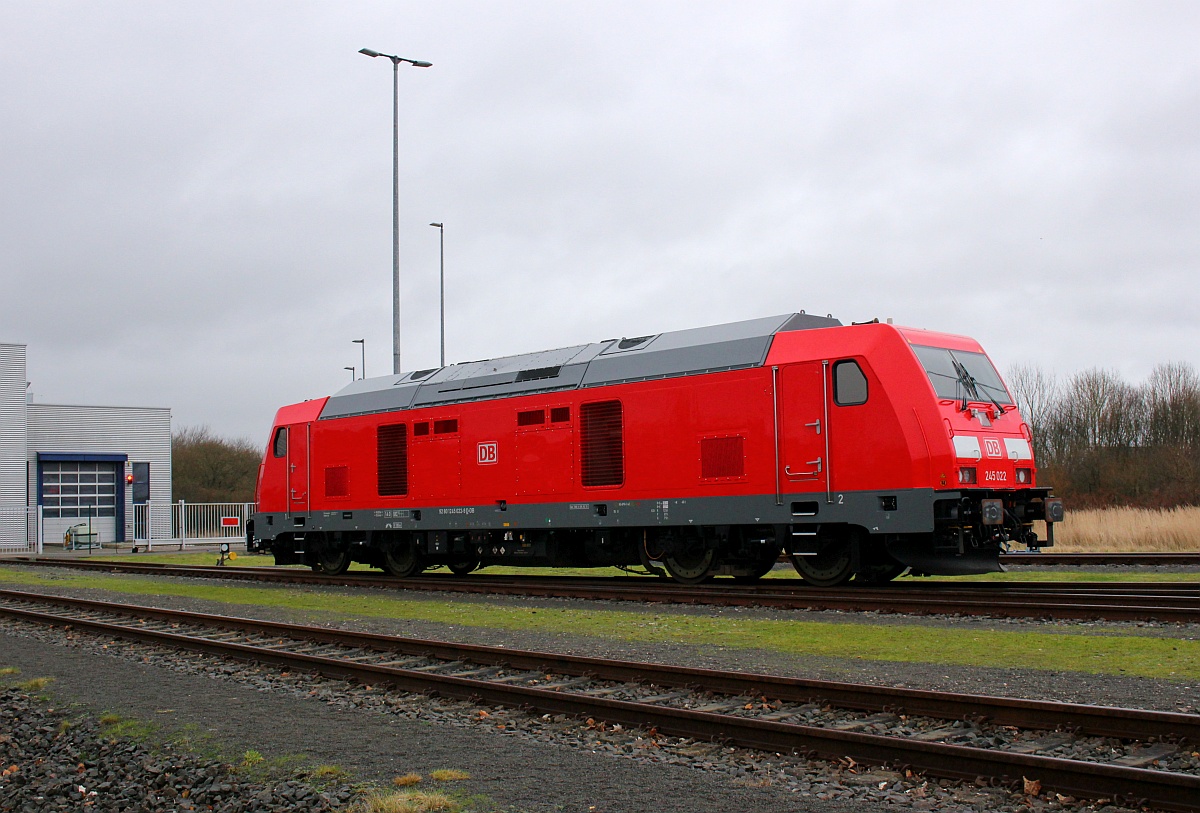 DB 245 022-9(REV/FKR X/09.10..15) Bw Niebüll 26.12.17