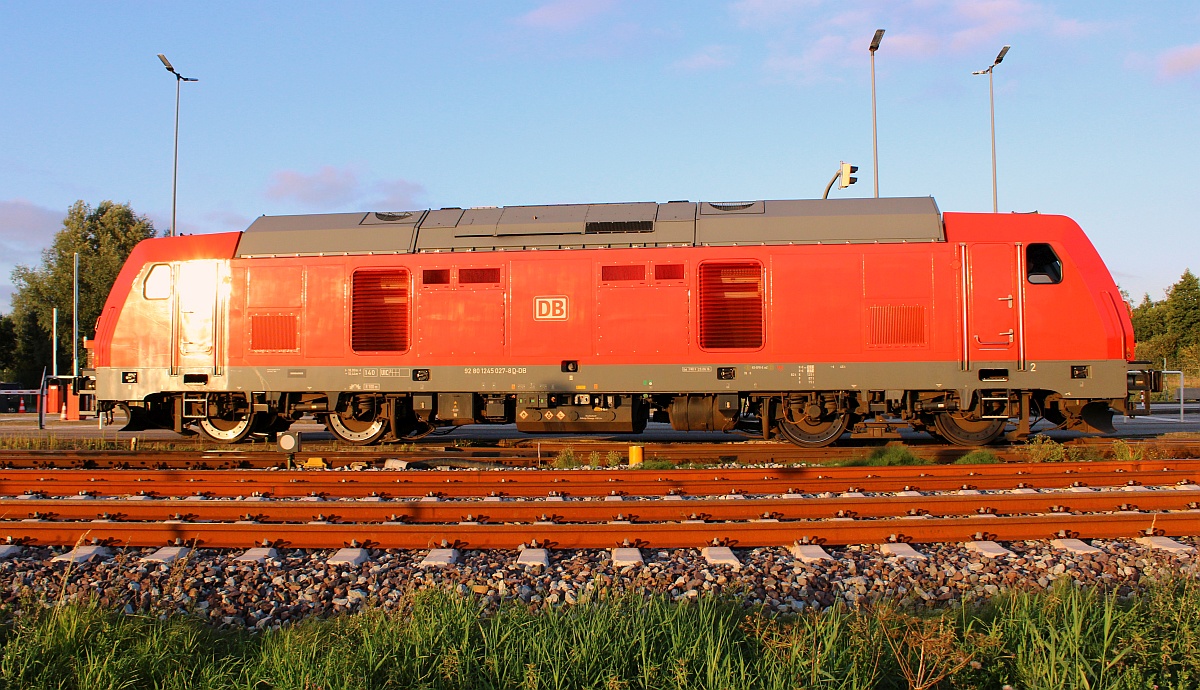 DB 245 027-8 REV/FKR X/29.06.16, NIebüll 01.09.2021