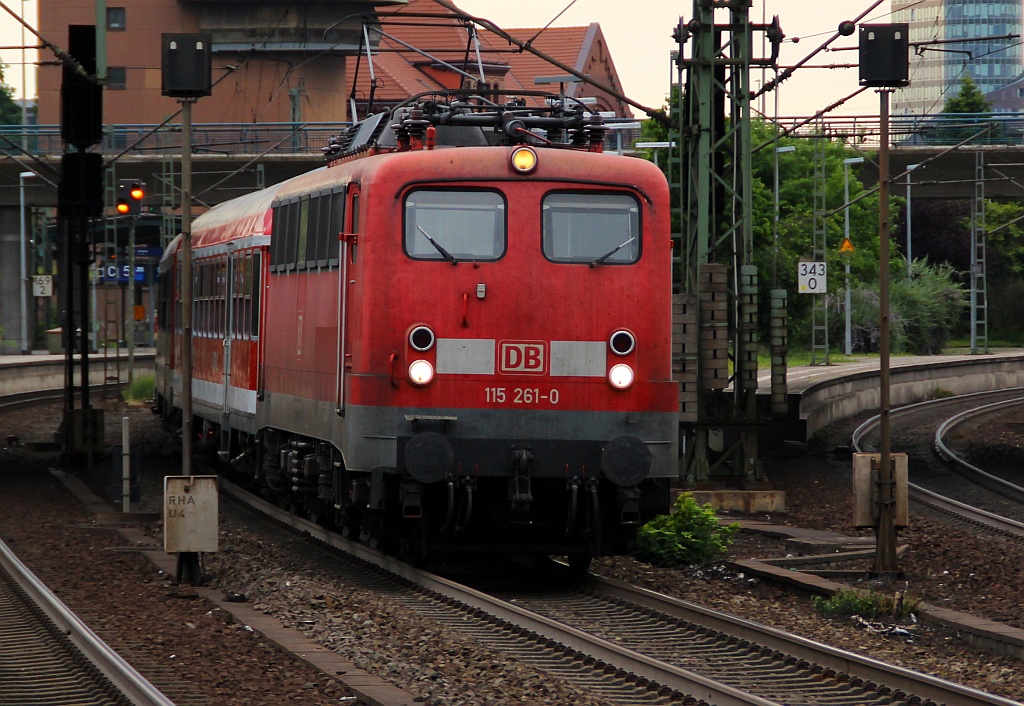 DB E10 261/ 110 261-5/ 115 261-0, Hamburg-Harburg 21.06.2012