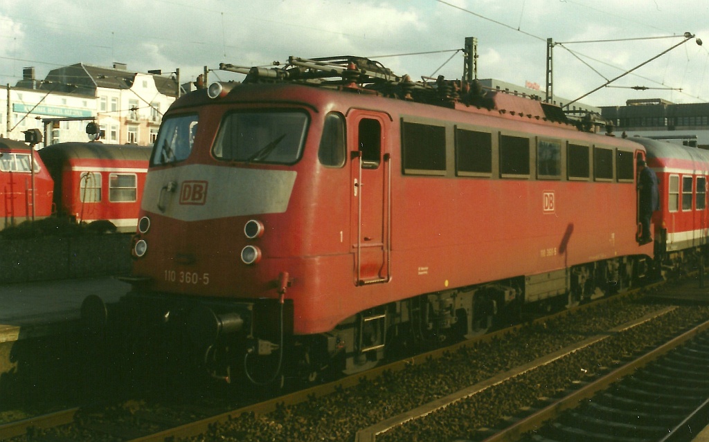 DB E10 360/ 110 360-5 München Hbf 07.02.2008