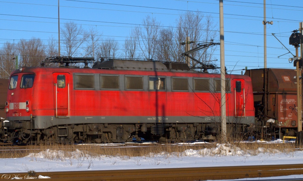 DB E40 792/ 140 792-3 Hamburg-Waltershof 06.03.2010