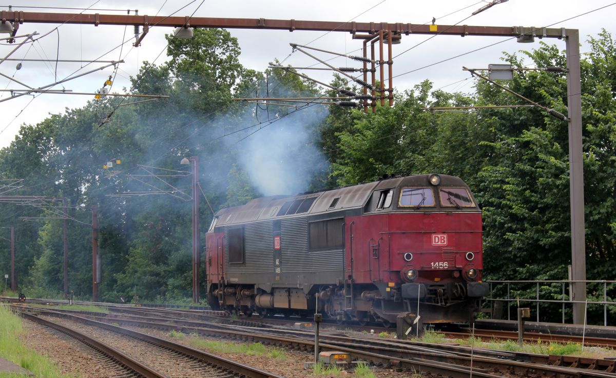 DB MZ 1456 beim  abdieseln  Pattburg 02.07.2019