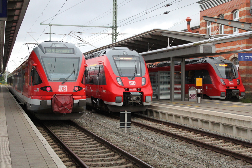 DB-Regio Nordost Treffen am Morgen des 26.06.2016 im Rostocker Hbf.