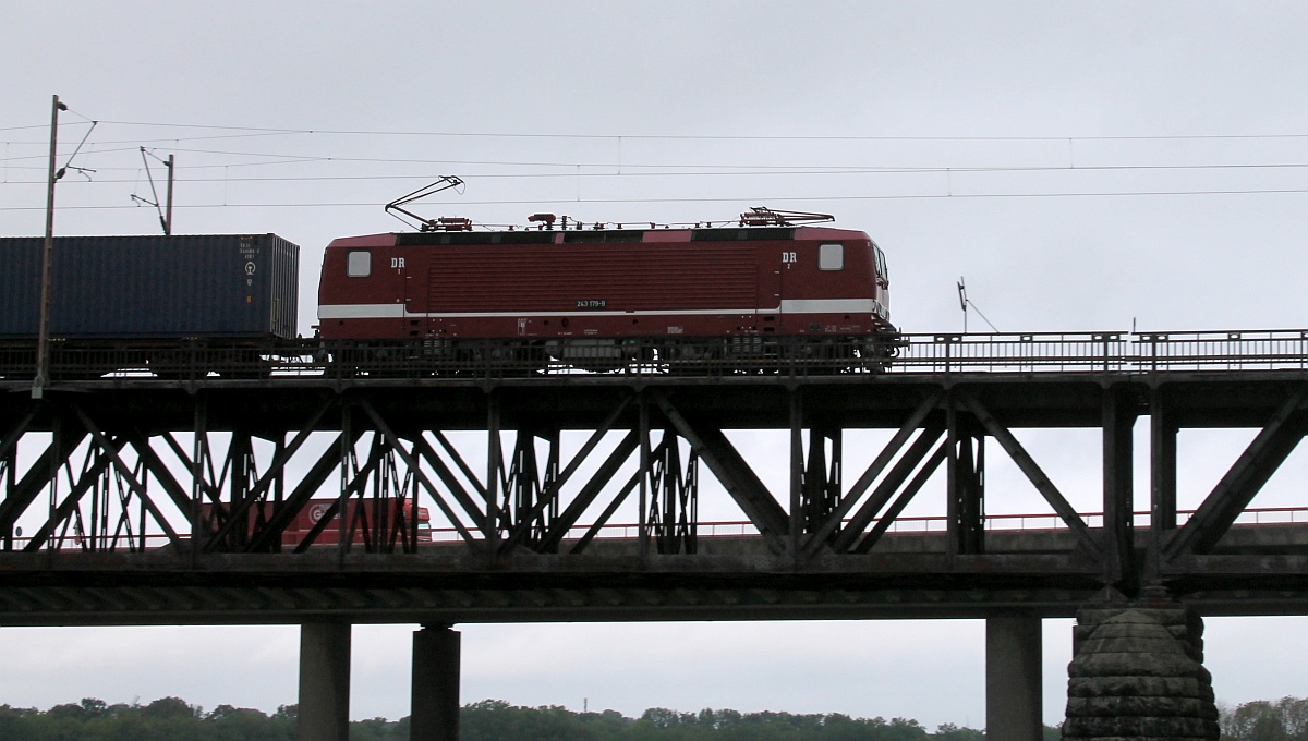 Delta Rail 243 179-9 Duisburg Haus-Knipp-Brücke 9.7.2020