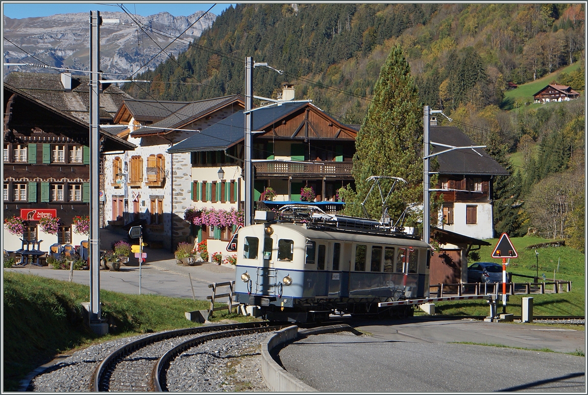 Der ASD BCFe 4/4 N° 1 erreicht Vers l'Eglise.
18. Oktober 2014