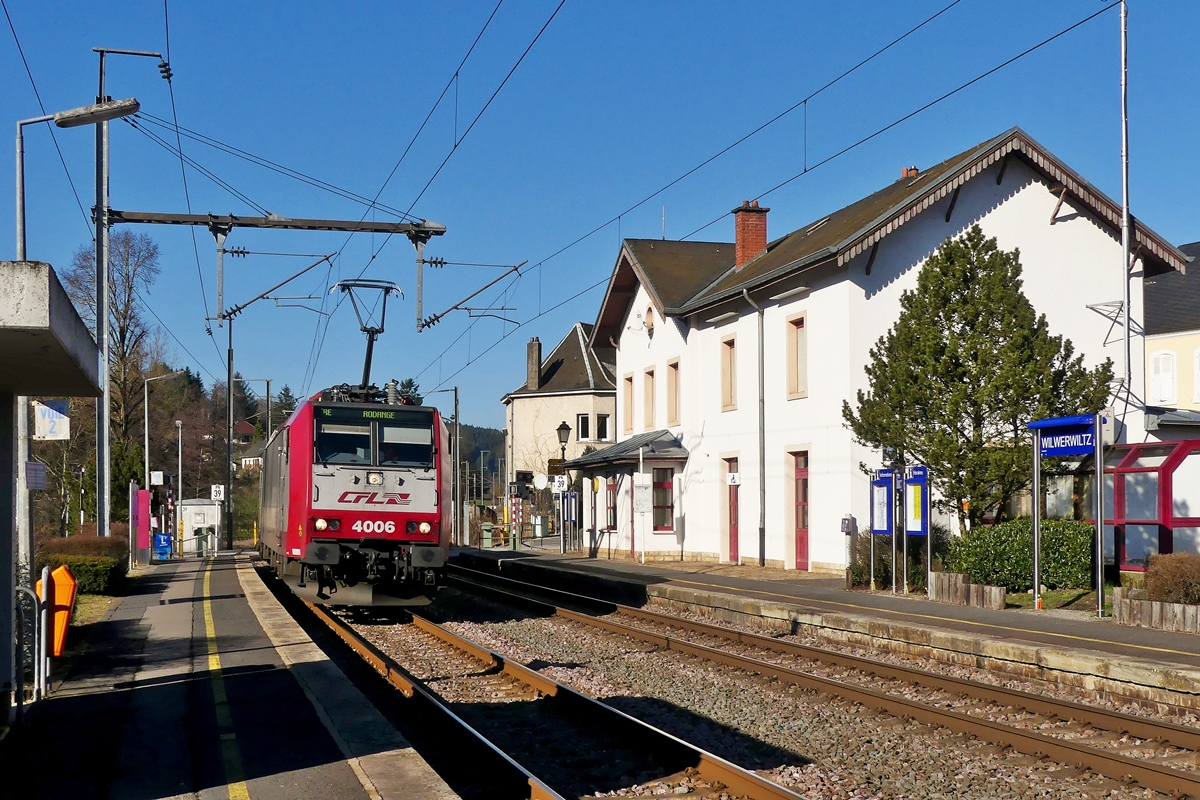 Der Bahnhof von Wilwerwiltz am 07.02.2020. (Jeanny)