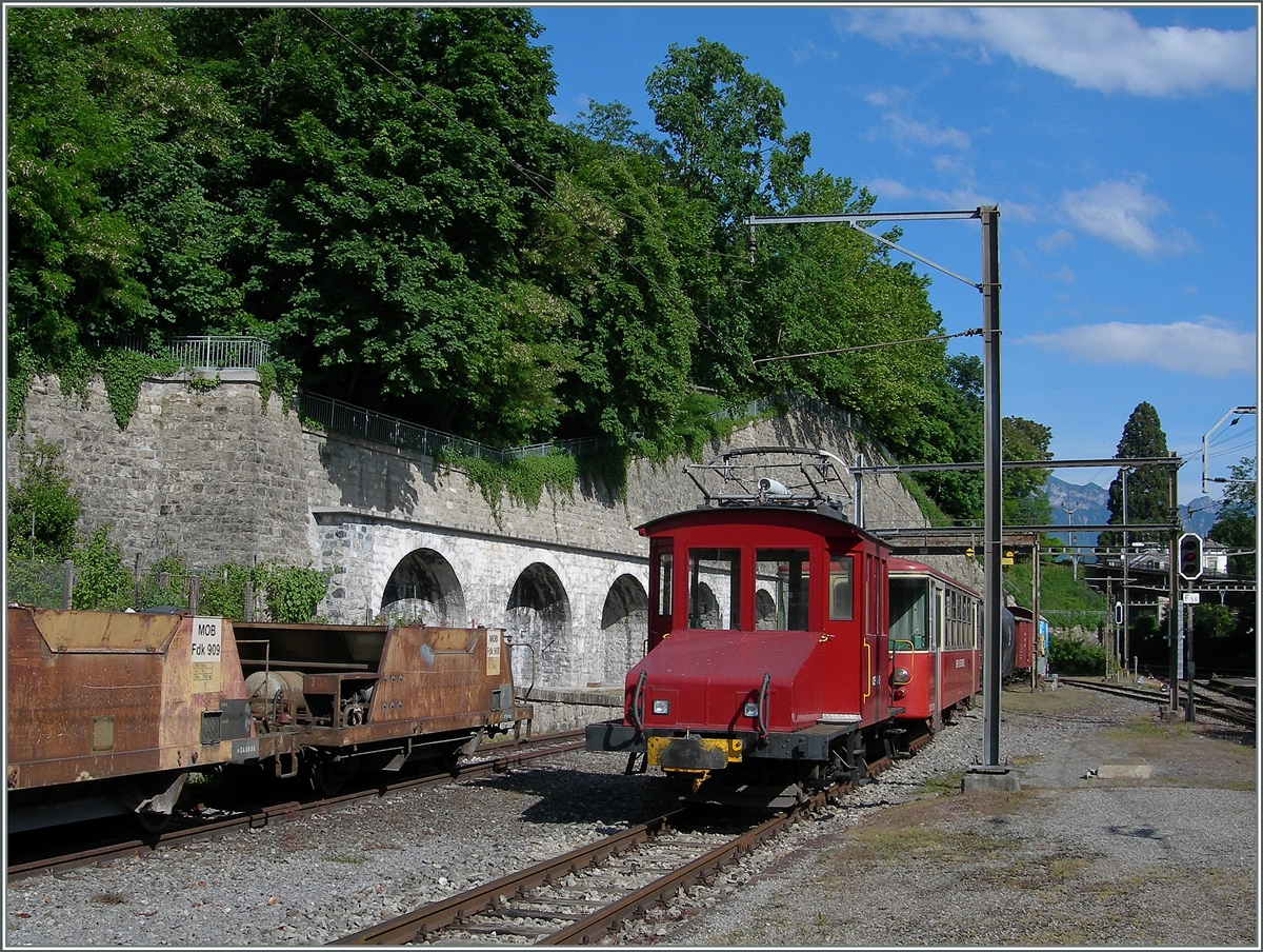 Der CEV Te 2/2 82 in Vevey.
31. Mai 2015