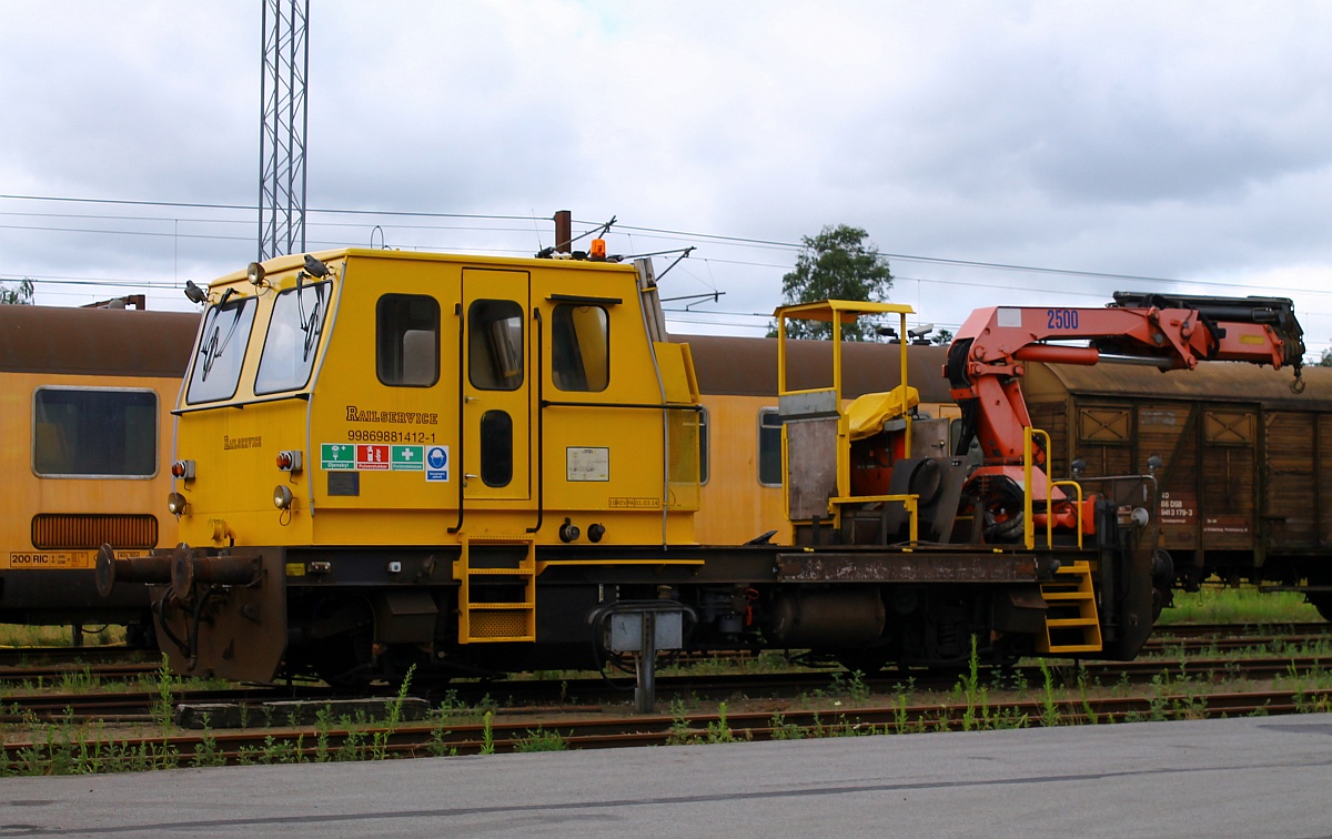 Die dänische Version des deutschen GAF...9986 9881 412-1(REV/PA/01.03.14)abgestellt an der Banedanmark Werkstatt in Padborg/DK. 20.07.2014