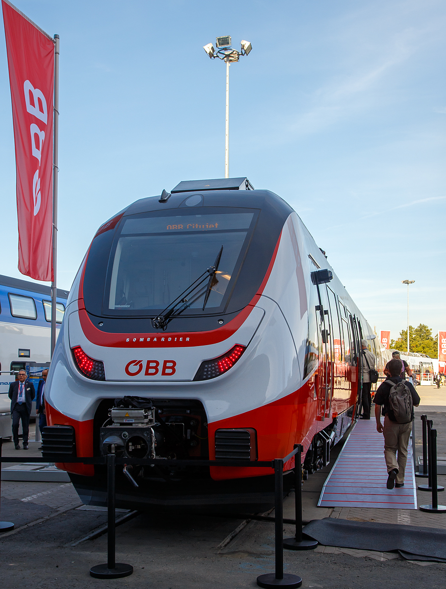 Die BB und Bombardier prsentierten auf der InnoTrans 2018 in Berlin (18.09.2018) neuen BB Cityjet vom Typ TALENT 3.

Die Fahrzeuge sollen in sterreich und in Deutschland uneingeschrnkt zugelassen werden, wobei 6 der 25 Fahrzeuge in Tirol auch in Italien zugelassen werden sollen, sodass der grenzberschreitende Verkehr nach Sdtirol in Zukunft ohne Umsteigen am Brenner mglich ist.
Aktuell fehlen den Triebzgen immer noch die Zulassungen.
