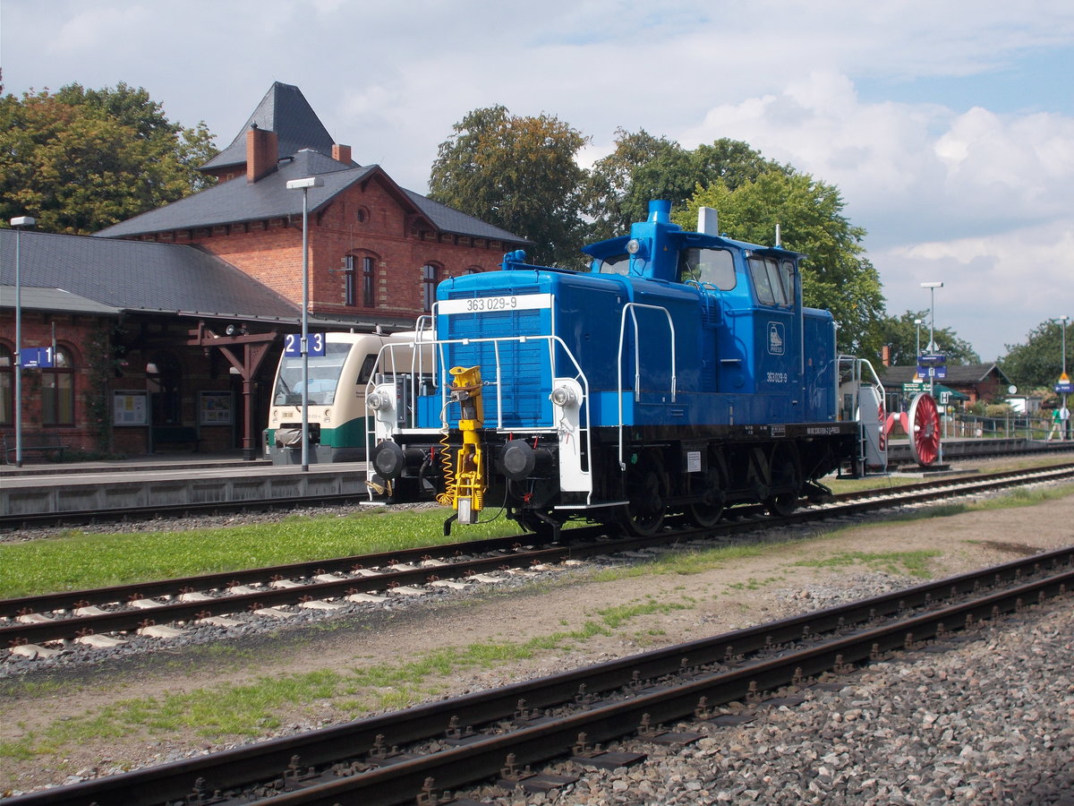 Die PRESS 363 029,am 20.August 2016,in Putbus.