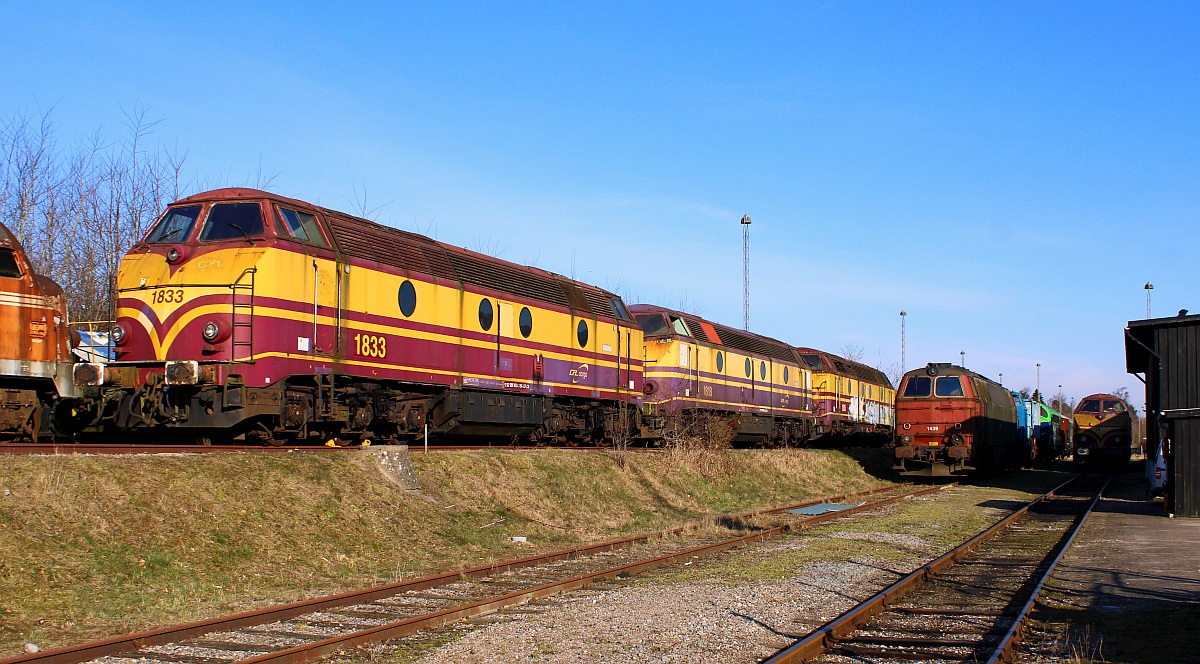 Die Tage sind gezählt....CFLCD 1833 1818 und 1816 dürften keine Zukunft mehr haben. Pattburg 13.03.2022