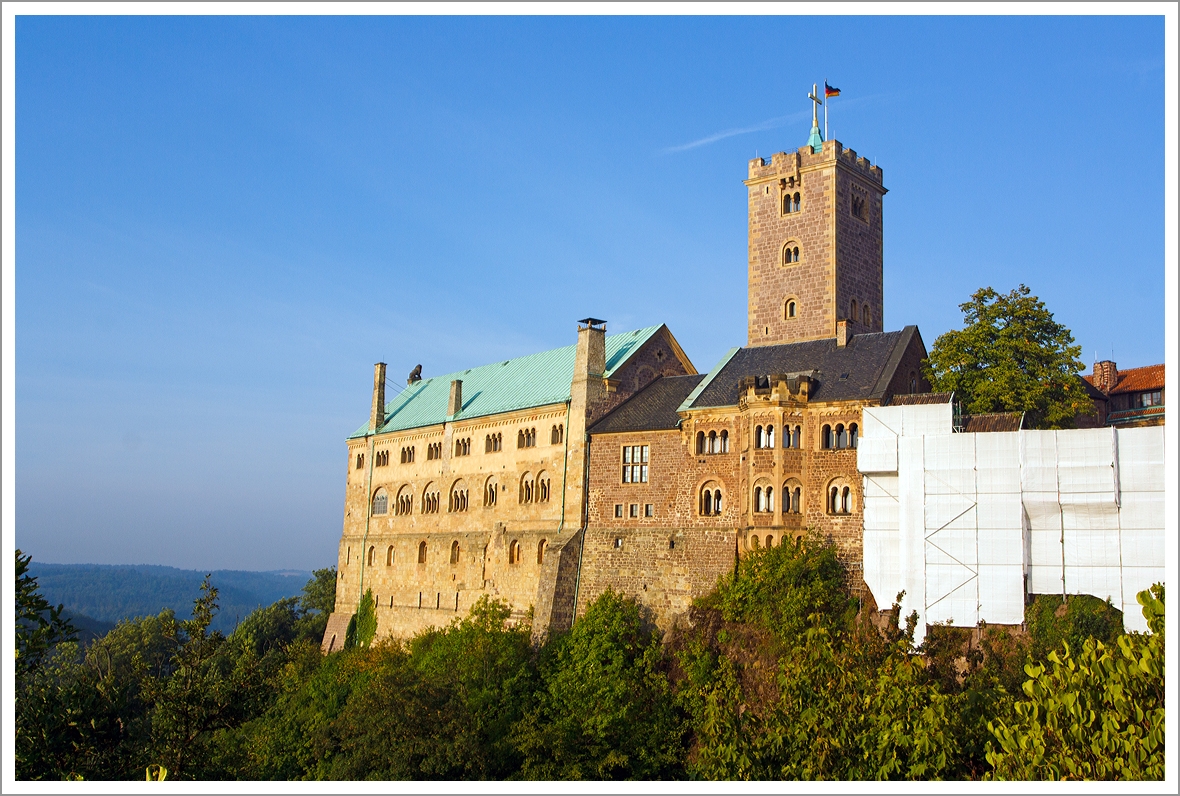 Die Wartburg bei Eisenach am 24.08.2014.