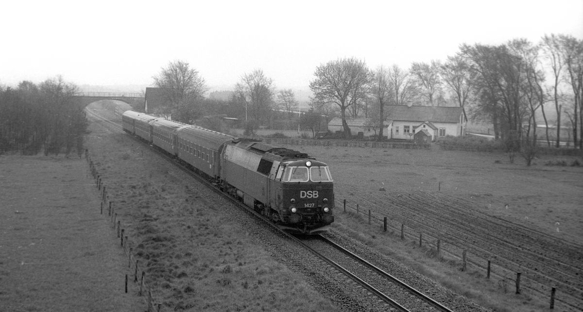 DSB Litra MZ 1427 Hovslund 08.05.1983