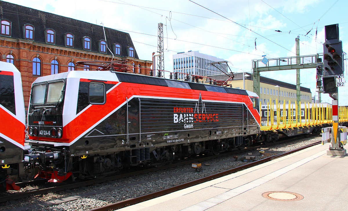 EBS/FWK 143 124-3 mit REV/LH 2/19.12.19 Bremen Hbf 11.06.2022