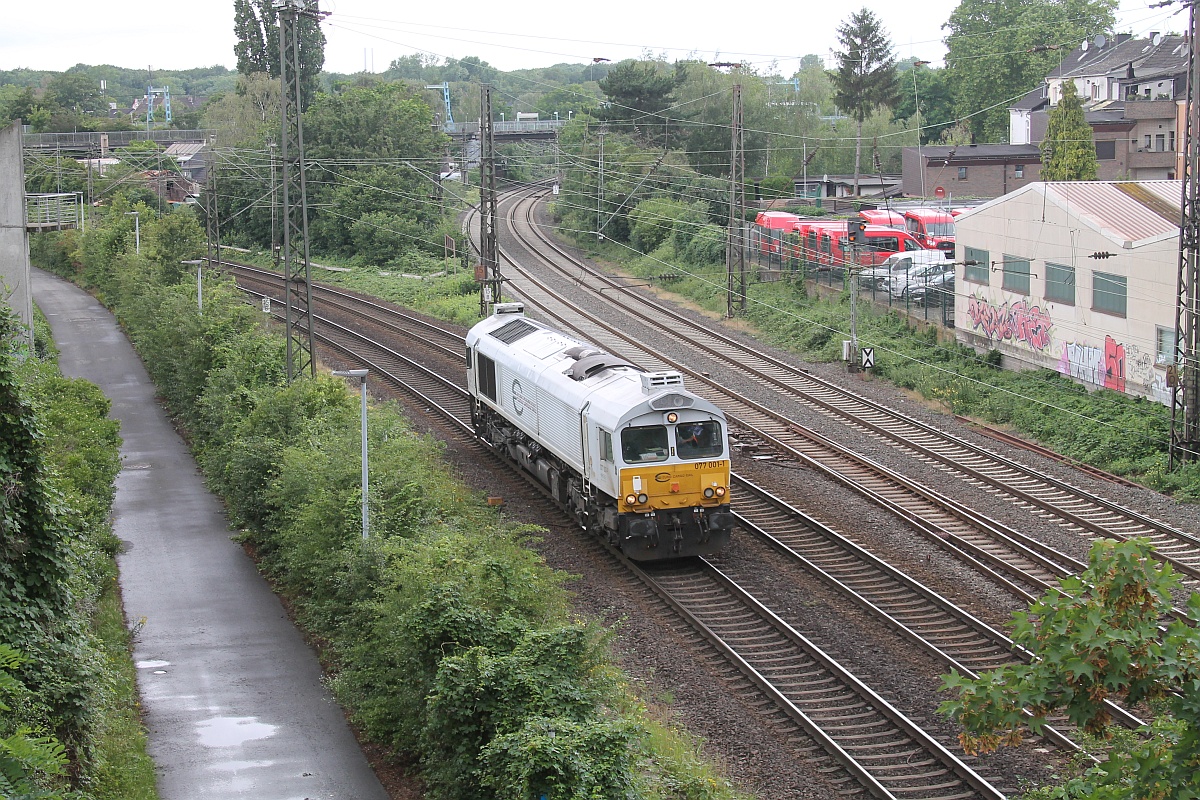 ECR(F) 077 001-1 (9287 0077 001-1 F-DB) Oberhausen-Osterfeld West 9.7.2020